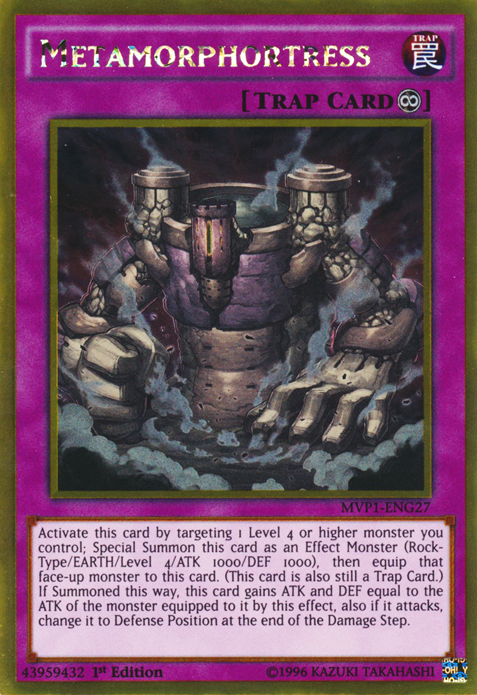 Metamorphortress [MVP1-ENG27] Gold Rare | Yugioh Single