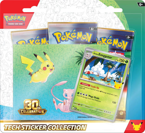 30th Celebration Tech Sticker Collection [Alolan Exeggutor] - LIMIT 1 PER CUSTOMER - LOCAL PICKUP ONLY