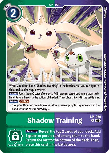 Shadow Training [LM-060] [Limited Card Pack -Final Crest-]