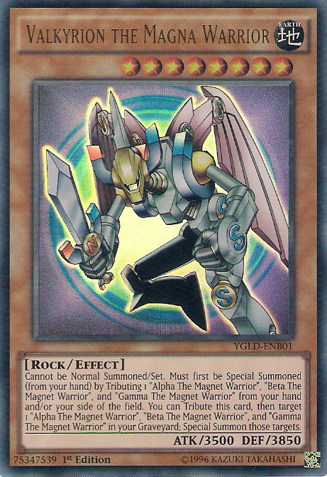 Valkyrion the Magna Warrior [YGLD-ENB01] Ultra Rare | Yugioh Single
