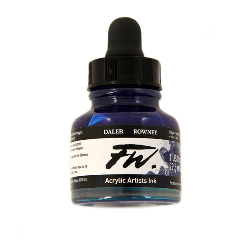 Daler Rowney FW Acrylic Ink, 29.5ml, Indigo