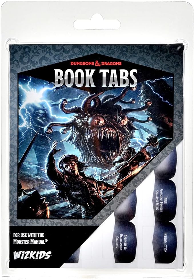 Dungeons & Dragons Monster Manual Book Tabs