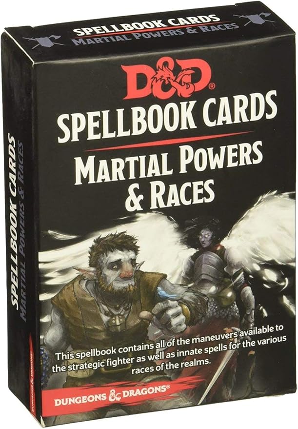 Dungeons & Dragons Martial Spellbook Cards 2nd Edition