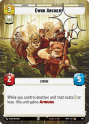 Ewok Archers (767) (Hyperspace Foil) (767) [Homeworlds]