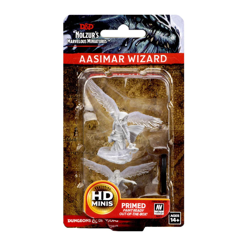 Female Aasimar Wizard D&D Unpainted Minis WV4