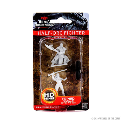 Female Half-Orc Fighter D&D Unpainted Minis WV7