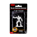 Clay Golem D&D Unpainted Minis WV10