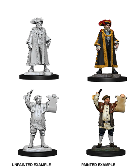 Mayor and Town Crier D&D Unpainted Minis WV10