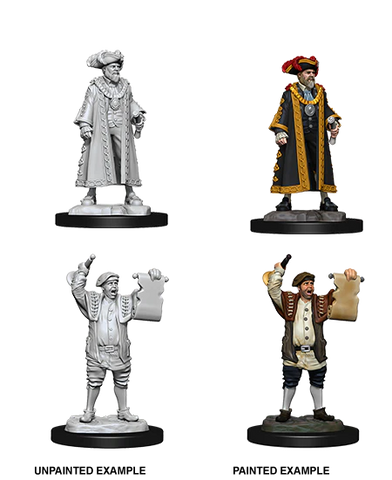 Mayor and Town Crier D&D Unpainted Minis WV10