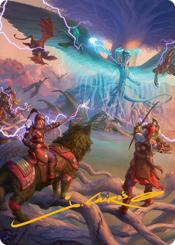 All-Out Assault Art Card (50/54) [Tarkir: Dragonstorm Art Series]