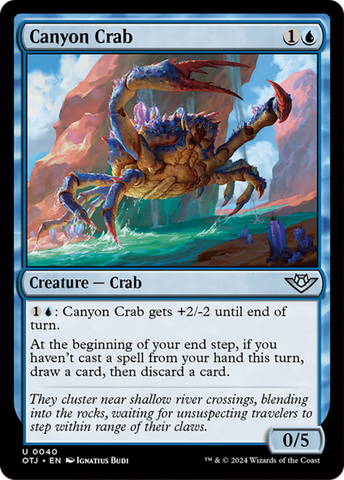 Canyon Crab [Outlaws of Thunder Junction] | MTG Single | Obsidian