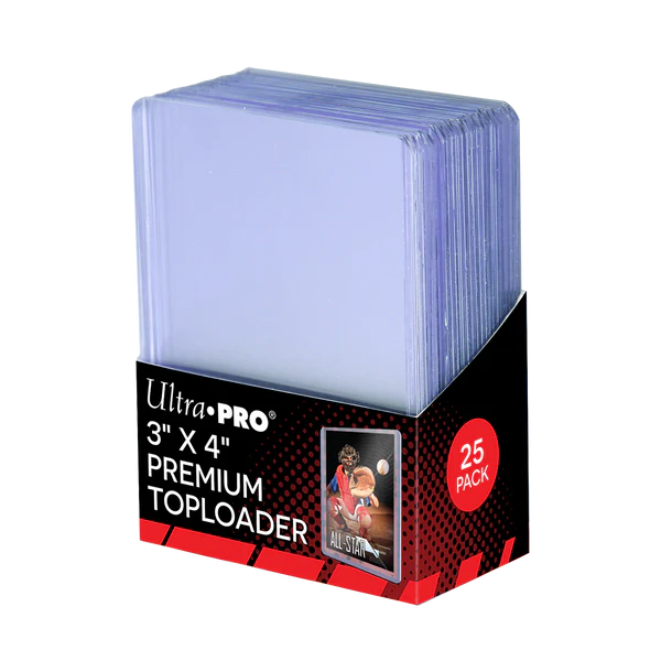 Ultra Pro: 3" x 4" Premium Toploader Sleeves (25ct)