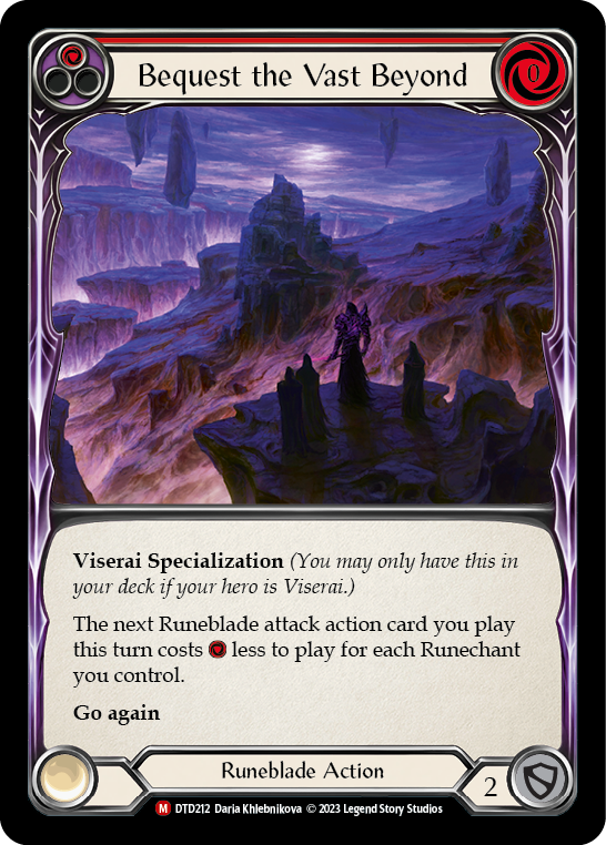 Bequest the Vast Beyond [DTD212] (Dusk Till Dawn) | Flesh And Blood Single 