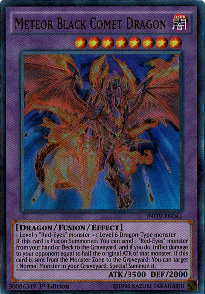 Meteor Black Comet Dragon [INOV-EN041] Ultra Rare | Yugioh Single