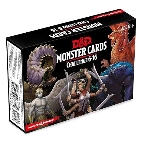 Dungeons & Dragons Monster Cards: Challenge 6-16