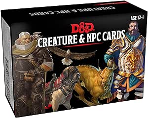 Dungeons & Dragons Creature and NPC Cards