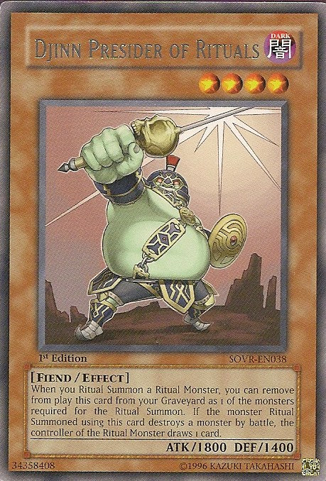 Djinn Presider of Rituals [SOVR-EN038] Rare | Yugioh Single