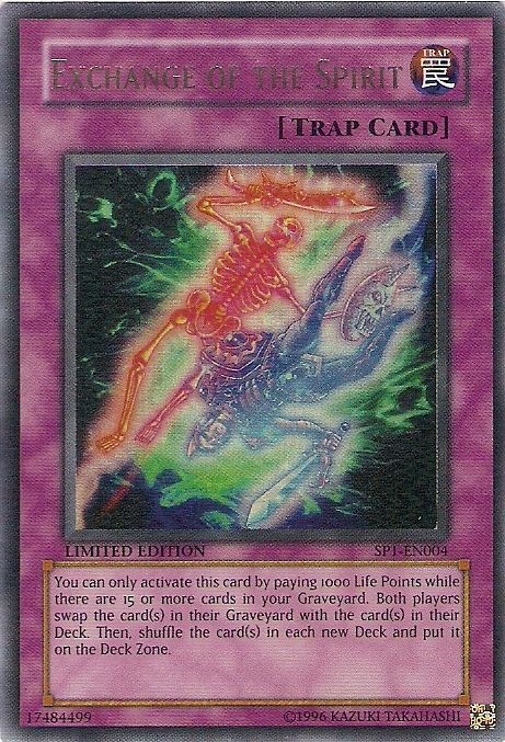 Exchange of the Spirit [SP1-EN004] Ultra Rare | Yugioh Single