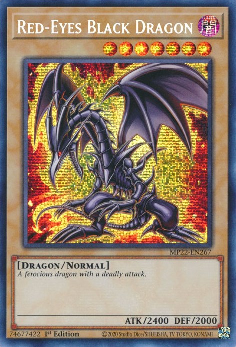 Red-Eyes Black Dragon [MP22-EN267] Prismatic Secret Rare | Yugioh
