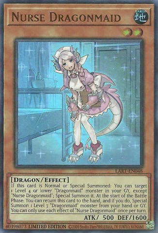 Nurse Dragonmaid [LART-EN048] Ultra Rare | Yugioh Single