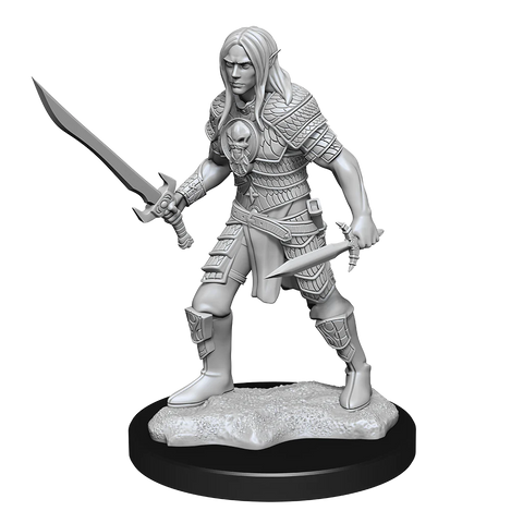 Male Elf Fighter Pathfinder Unpainted Minis WV6