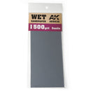 AK Interactive Wet Sandpaper 1500 grit. 3 units 9035