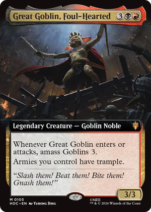 Great Goblin, Foul-Hearted (Extended Art) [The Hobbit: Eternal-Legal]
