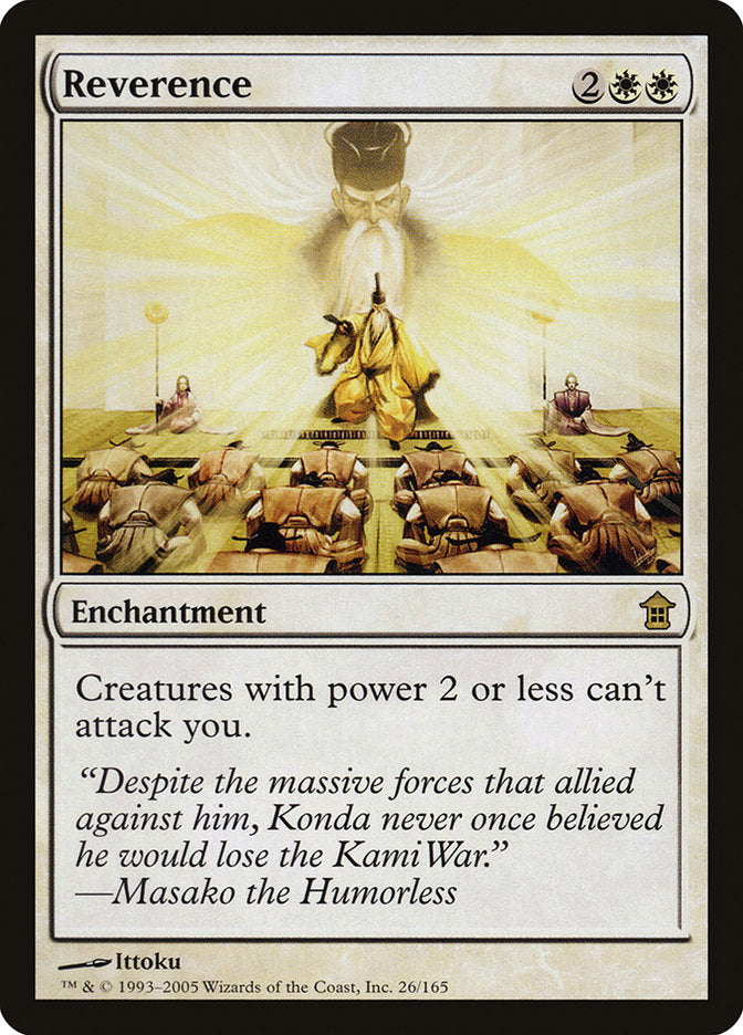 the kami war mtg card I Exile target nonland permanent an opponent controls The Kami War // O-Kagachi