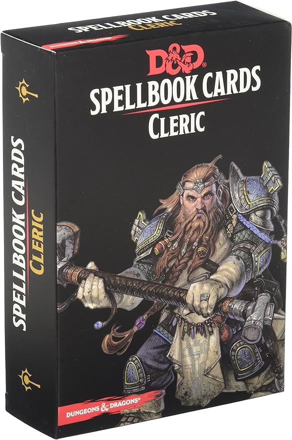 Dungeons & Dragons Cleric Spellbook Cards 2nd Edition