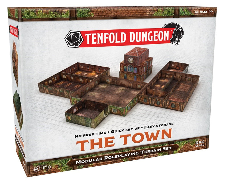 TENFOLD DUNGEON TERRAIN SET - THE TOWN