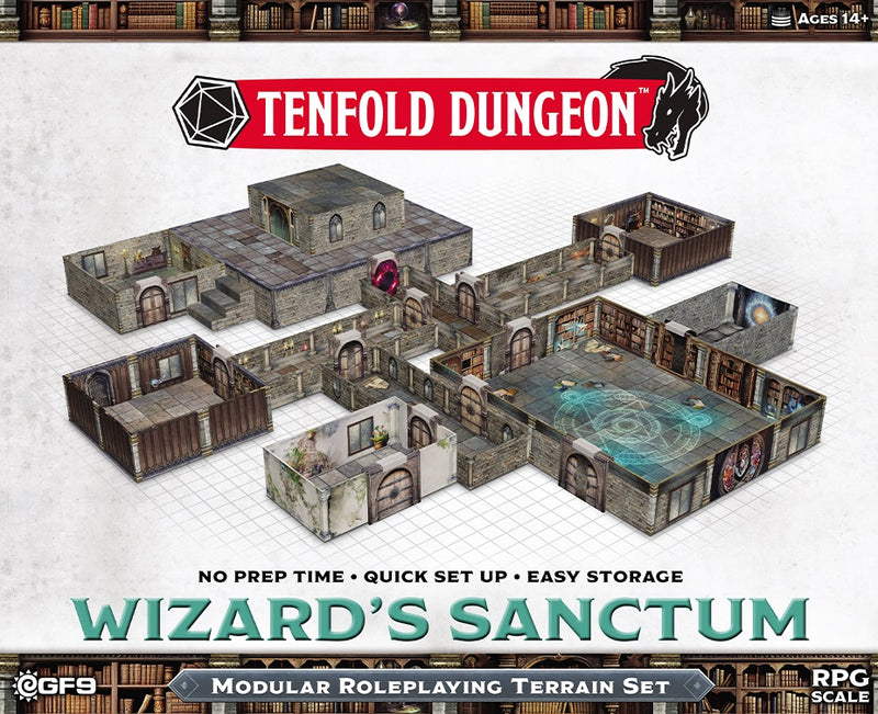 TENFOLD DUNGEON TERRAIN SET - WIZARD'S SANCTUM