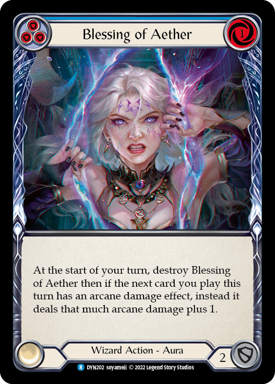 Blessing of Aether (Blue) [DYN202] (Dynasty)