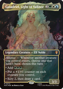 Galadriel, Light of Valinor (Borderless) (Surge Foil) [The Hobbit: Eternal-Legal]