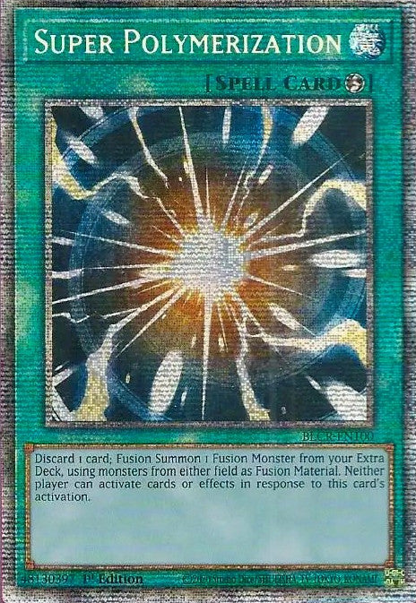 rare pokemon cards gold pikachu Super Polymerization [BLCR-EN100] Starlight Rare | Yugioh Single