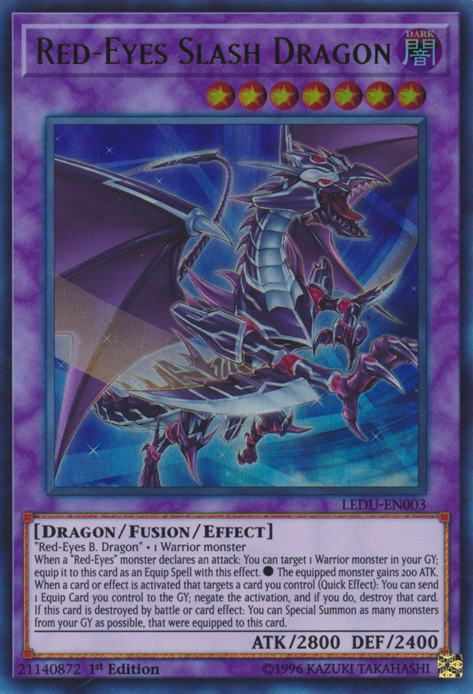 Red-Eyes Slash Dragon [LEDU-EN003] Ultra Rare | Yugioh Single
