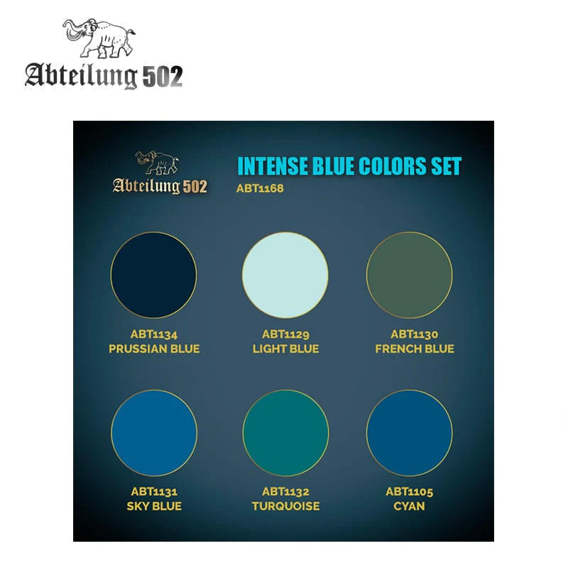 Abteilung502 Intense Blue Colors Set ABT1168