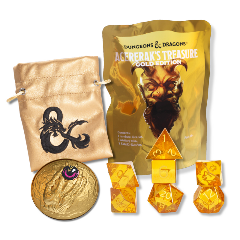 SD POLYHEDRAL MYSTERY DICE 7-DIE SET ACERERAK'S TREASURE