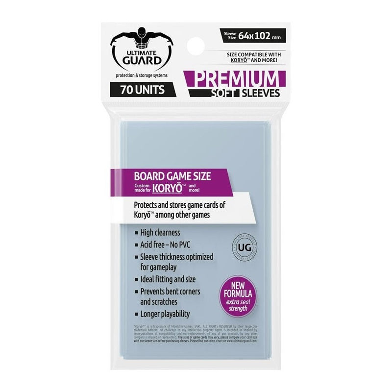 Ultimate Guard Sleeves Premium Board Games - Koryo (70 Count)