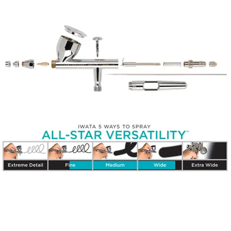Iwata: Eclipse HP-CS Gravity Feed Dual Action Airbrush