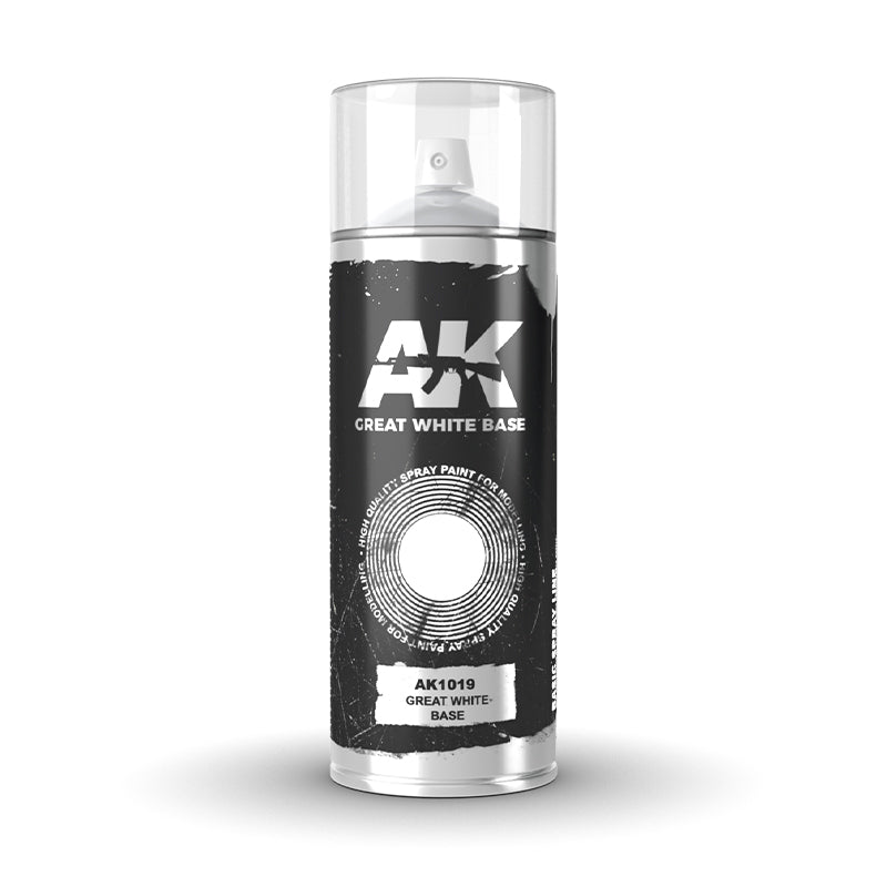 AK Interactive Great White Base - Spray (150ml) 1019