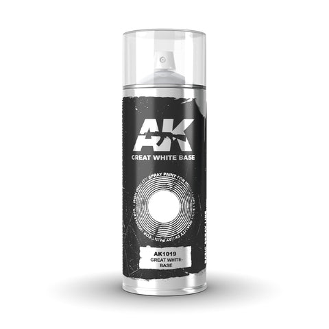 AK Interactive Great White Base - Spray (150ml) 1019