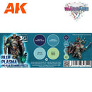 AK Interactive Wargame Color 3G Special Set Blue Plasma 1067