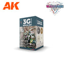 AK Interactive Wargame Color Set Bones And Skeletons AK1069