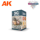 AK Interactive Wargame Color Set Basic Skin Colors 1075