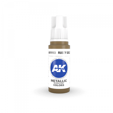 AK Interactive 3G Rusty Gold 11193 - Metallic