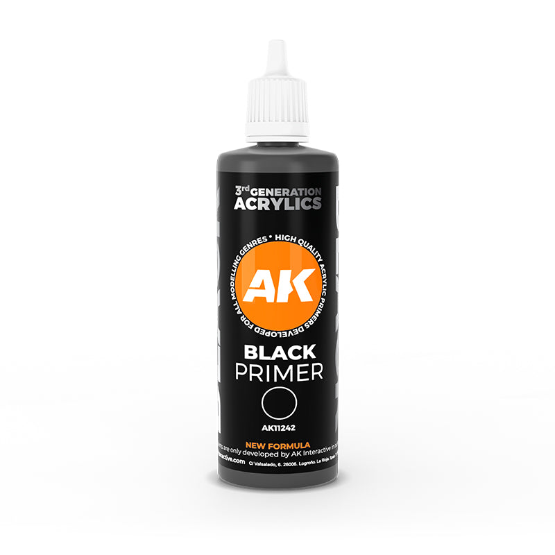 AK Interactive 3G Black Primer (100ml) 11242