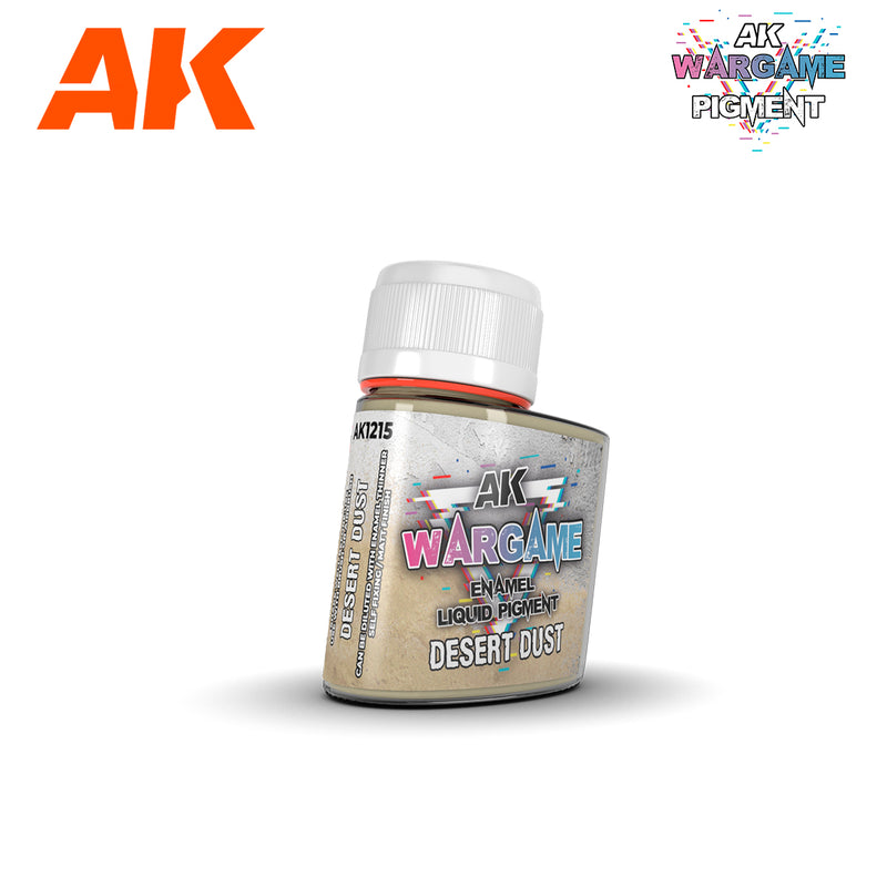 AK Interactive Wargame Enamel Liquid Pigments Desert Dust (35ml) AK1215