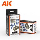 AK Interactive Air Conditioning Wargame Set Polyurethane Resin 1351
