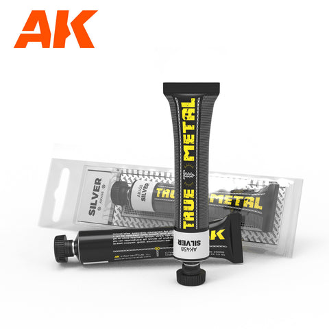 AK Interactive True Metal Silver 458