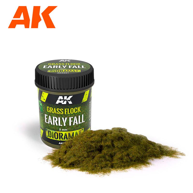 AK Interactive Grass Flock 2mm EARLY FALL 8221